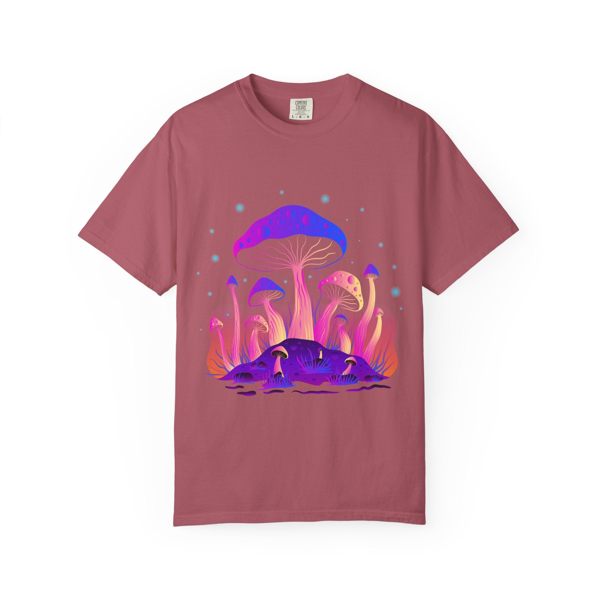 Psychedelic Mushroom Tee - Vibrant Trippy Fungi Art Gift - Sinful Threads