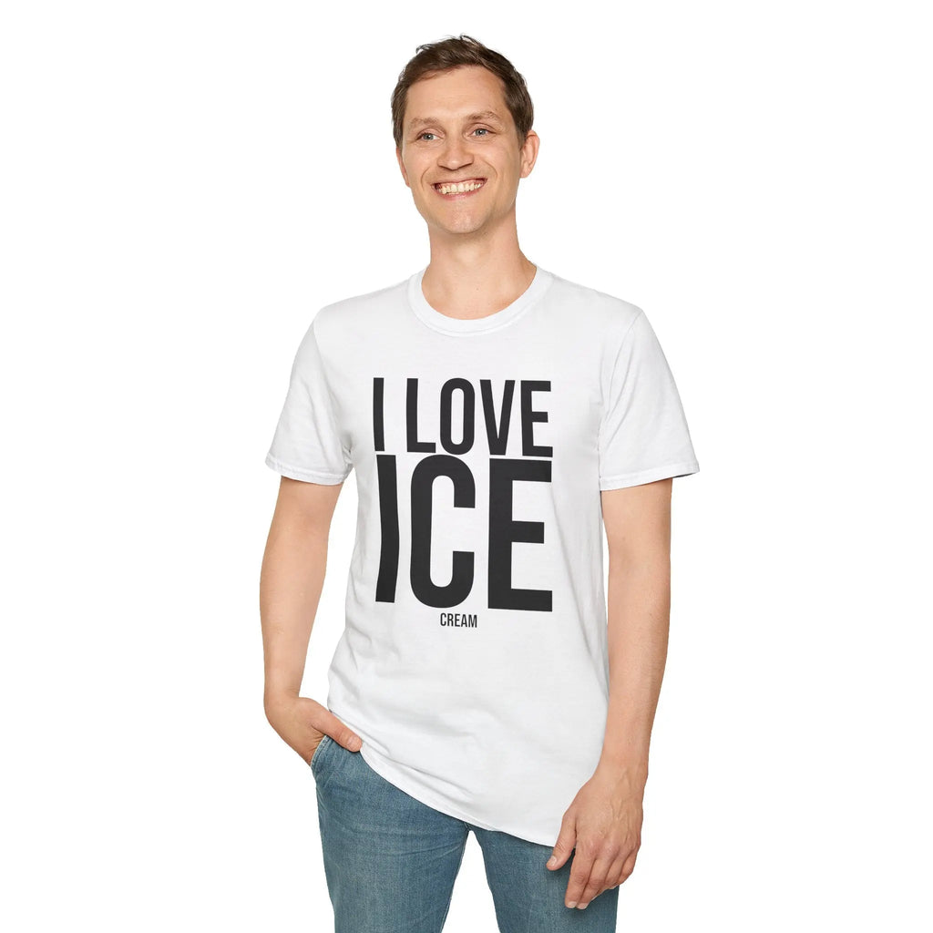 Political Satire Shirt - I Love ICE Cream Funny Tee Printify