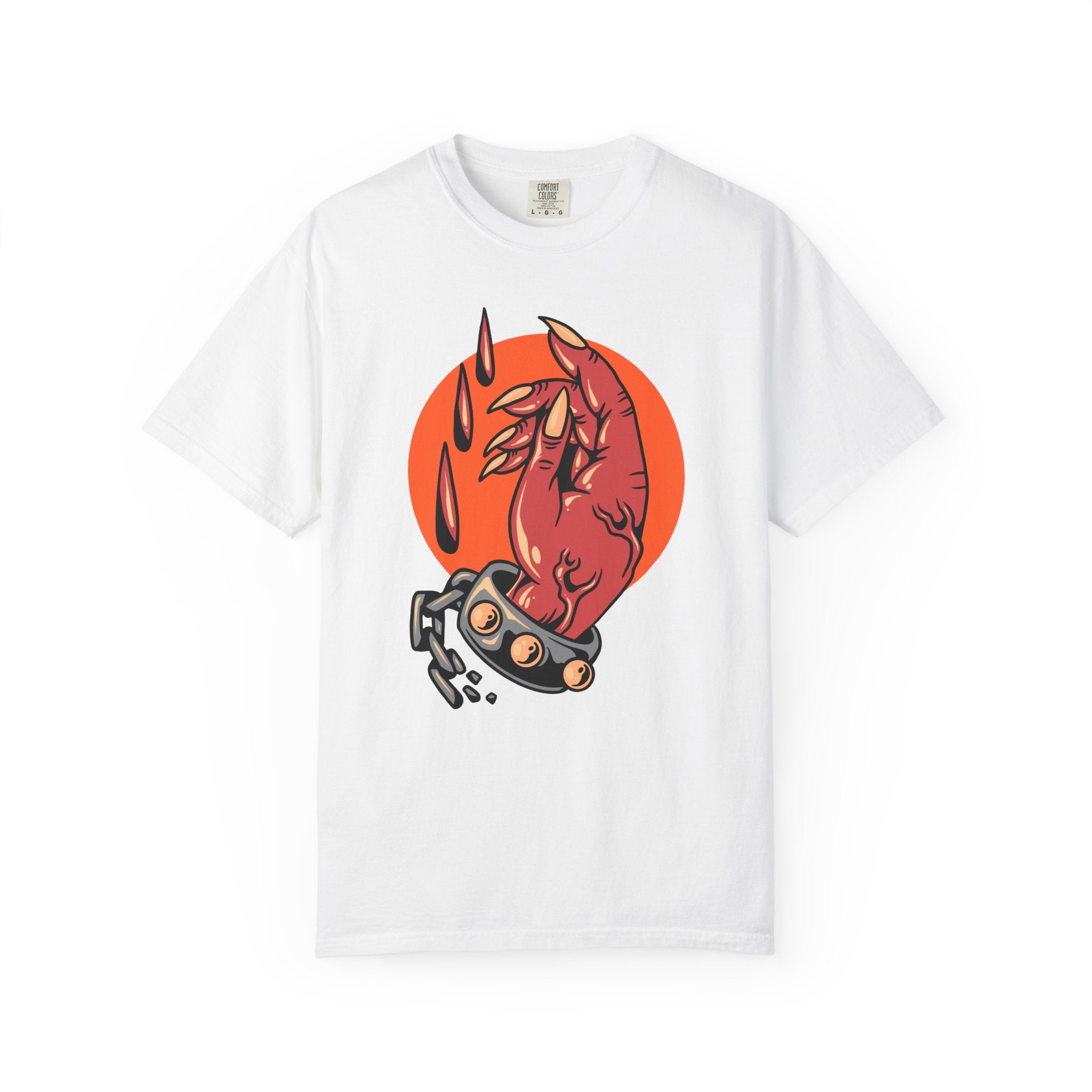 Occult Alternative Gift - Spooky Devil Hand Tee Shirt - Sinful Threads