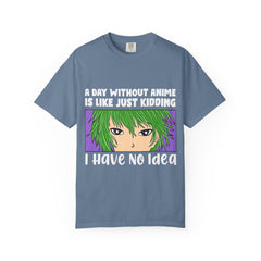 Anime Style Shirt – A Day Without Anime Tee Manga Graphic Top