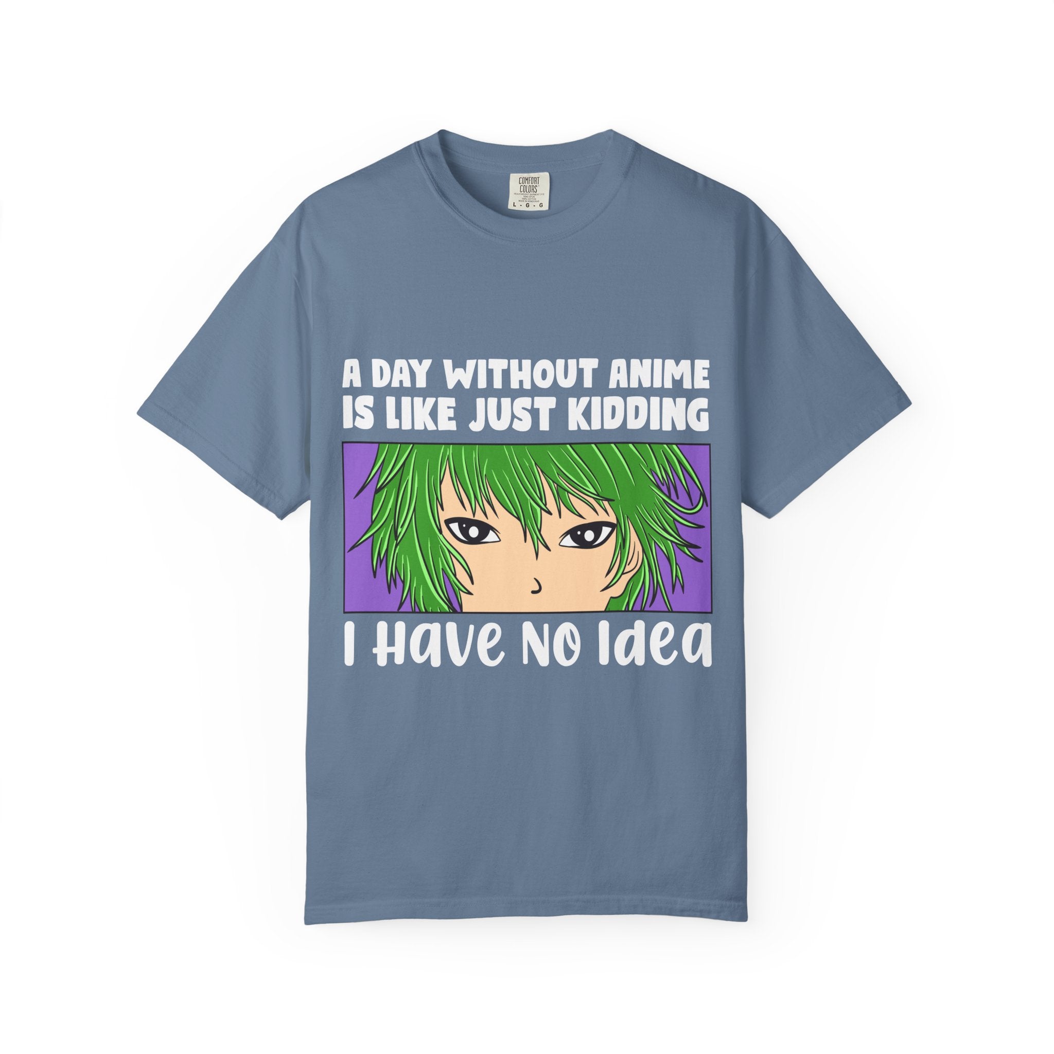 Anime Style Shirt – A Day Without Anime Tee Manga Graphic Top - Sinful Threads