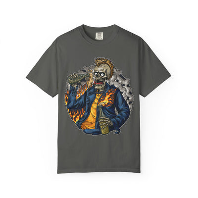 Punk Skull Shirt – Mohawk Skeleton Graphic Tee, Edgy Punk Rocker - Sinful Threads