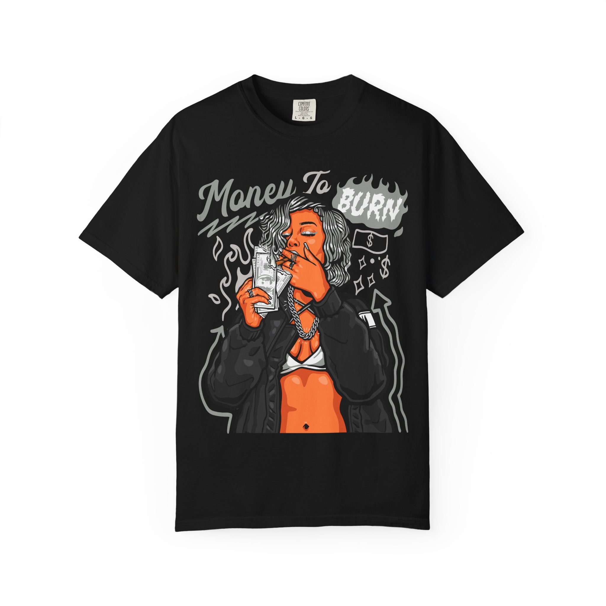 Money Graphic Tee – Luxury Streetwear - Sinful Threads