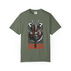 Strong Knight Design with Bold Graphics T-Shirt