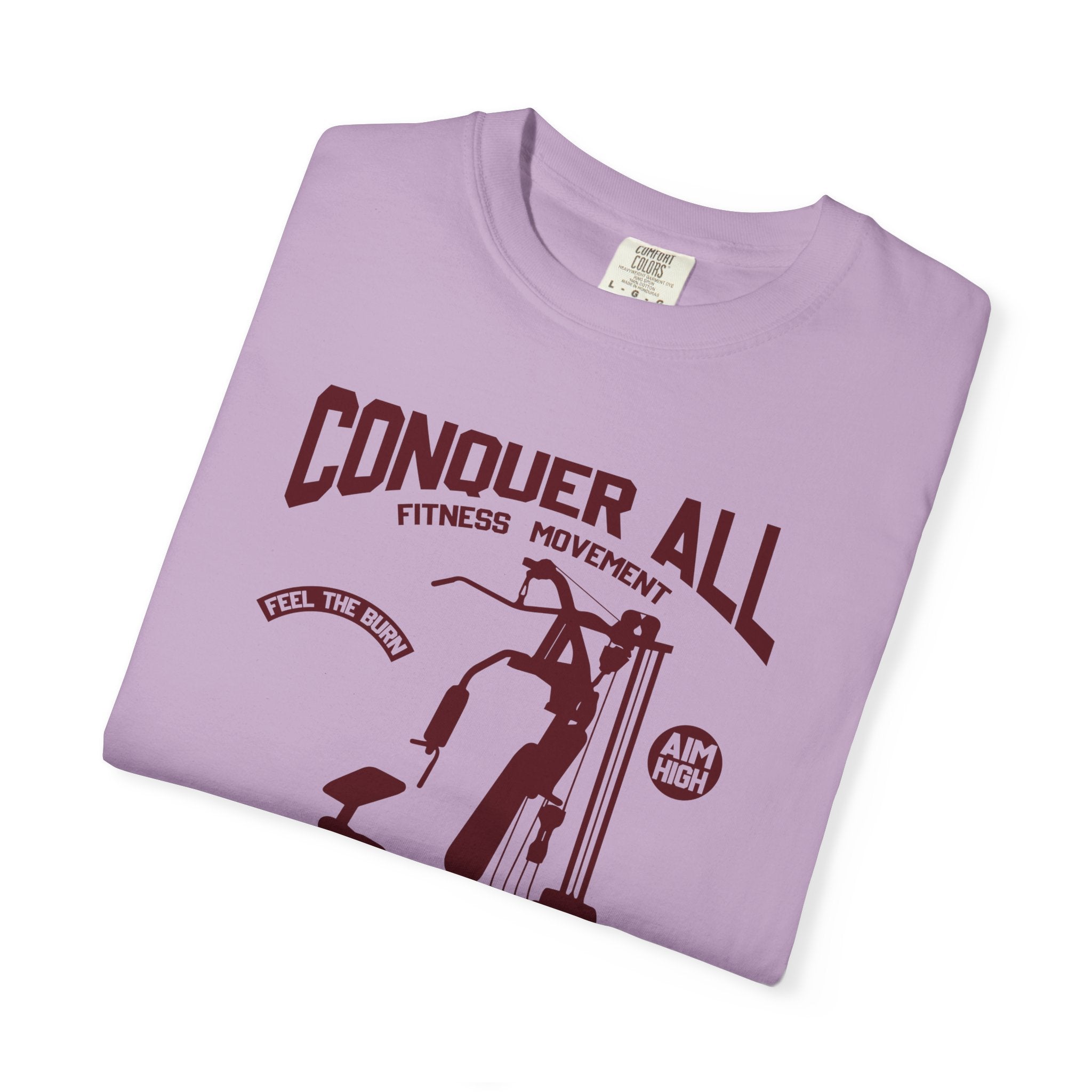 Conquer All Fitness T-Shirt - Gym Motivation Tee - Sinful Threads