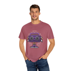 Retro Boombox Tee - Cartoon Radio Shirt - Vintage Gift