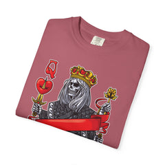 Red Queen T-shirt – Skull Graphic Top – Queen of Hearts