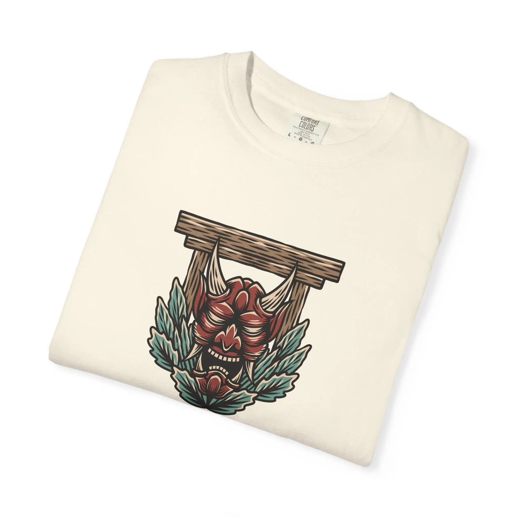 Asian inspired art shirt - Japanese demon graphic tee - Sinful Threads