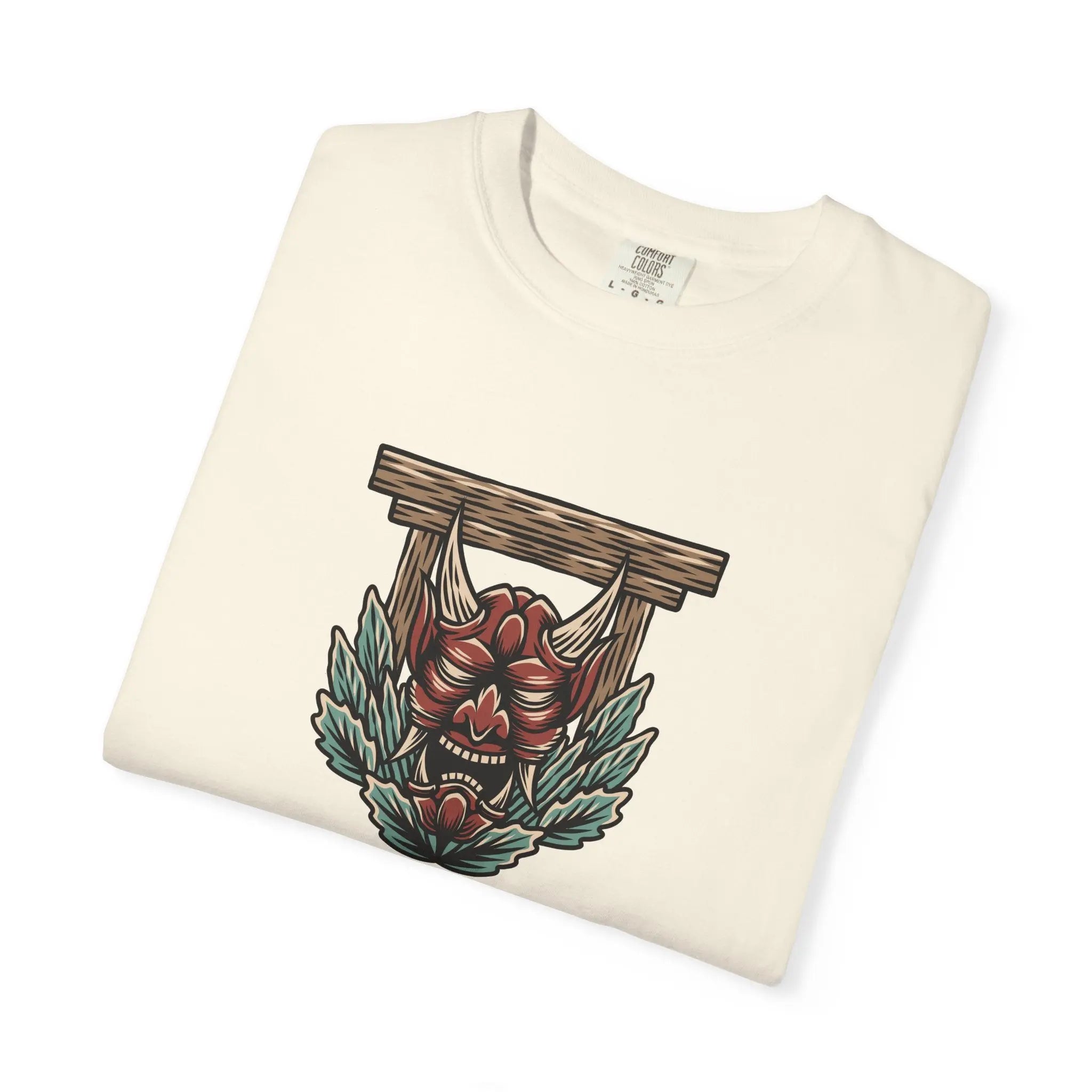 Asian inspired art shirt - Japanese demon graphic tee - Sinful Threads