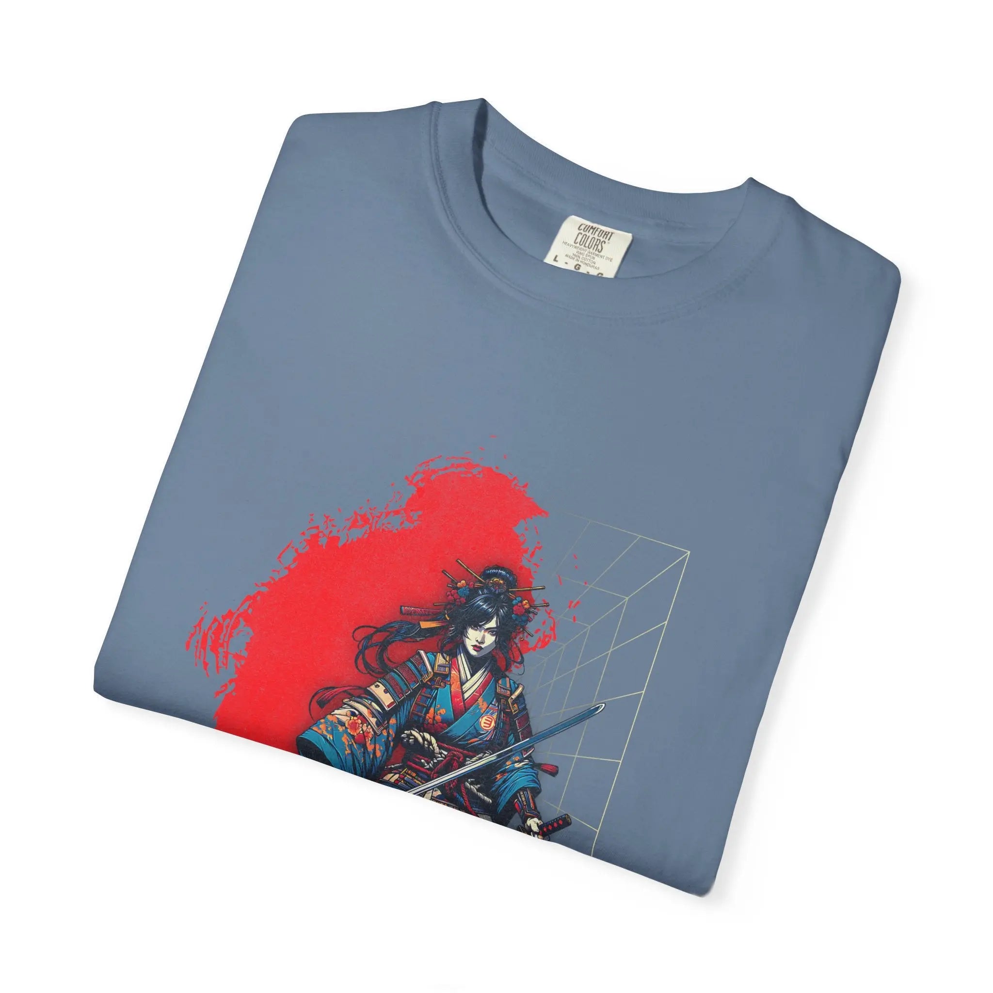 Onna Bugeisha Tee - Samurai Warrior Art Geisha Katana - Sinful Threads