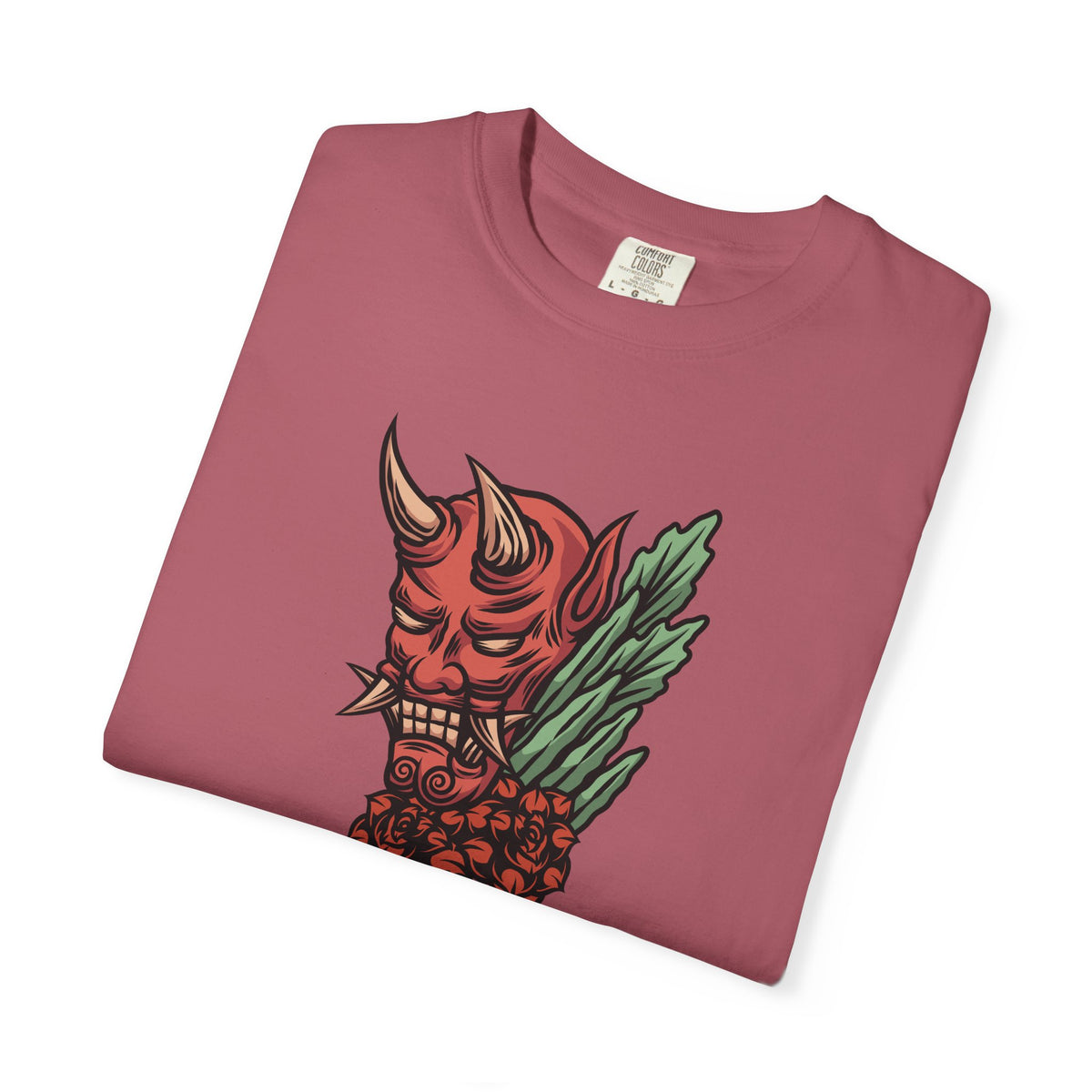 Oni Mask T Shirt - Japanese demon tee