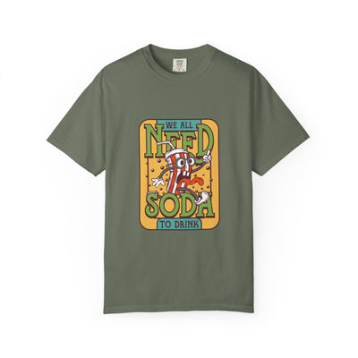 Funny Soda Shirt - Cartoon Soda Tee - Funny Beverage Top - Sinful Threads