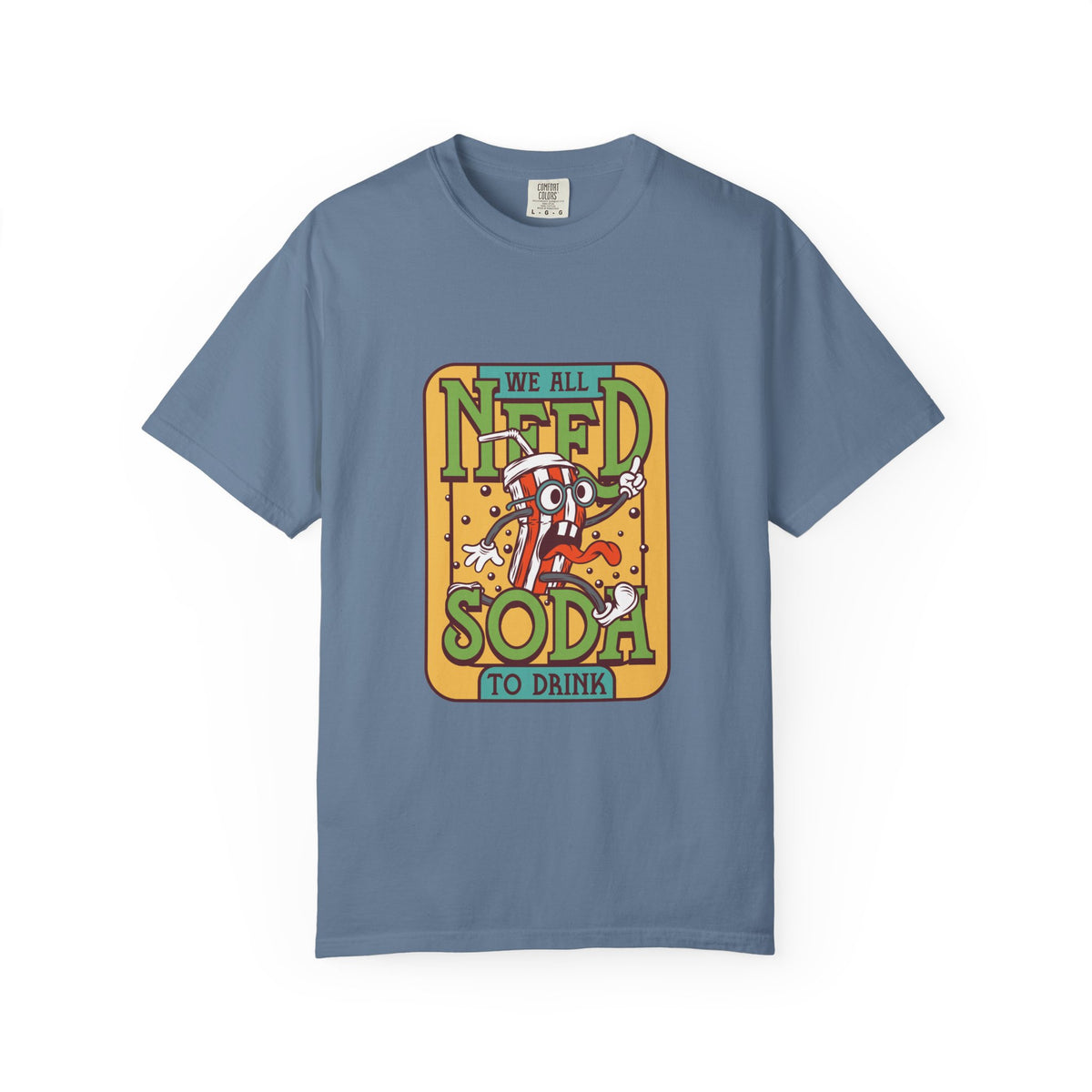 Funny Soda Shirt - Cartoon Soda Tee - Funny Beverage Top