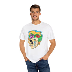 Floral Skull Shirt - Skeleton Graphic Tee - Artistic Gift