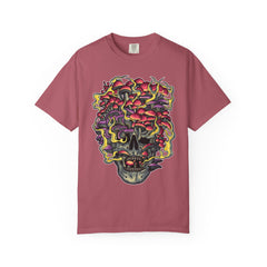 Mushroom skull shirt - fungi gothic tee - macabre gift