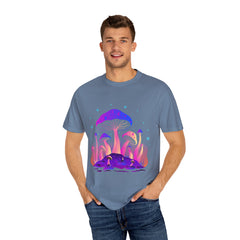 Psychedelic Mushroom Tee - Vibrant Trippy Fungi Art Gift