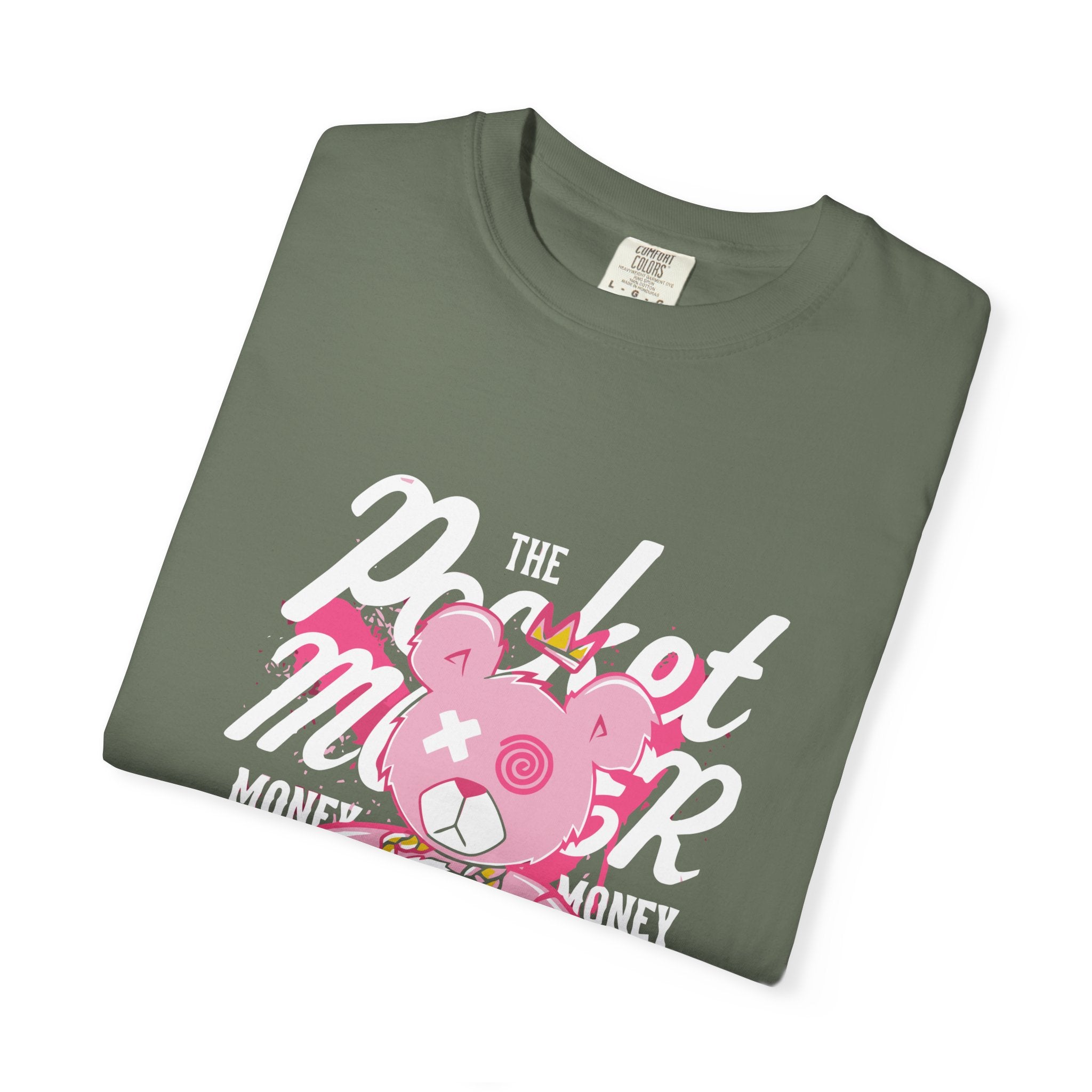 Pink Bear Tee - Urban Streetwear Graphic Design - Sinful Threads