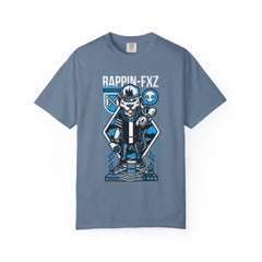 Gangster Wolf with Microphone Urban Art Drawing T-Shirt
