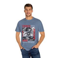 Strength Manga Tee - Cool Girl Samurai - Warrior Gift
