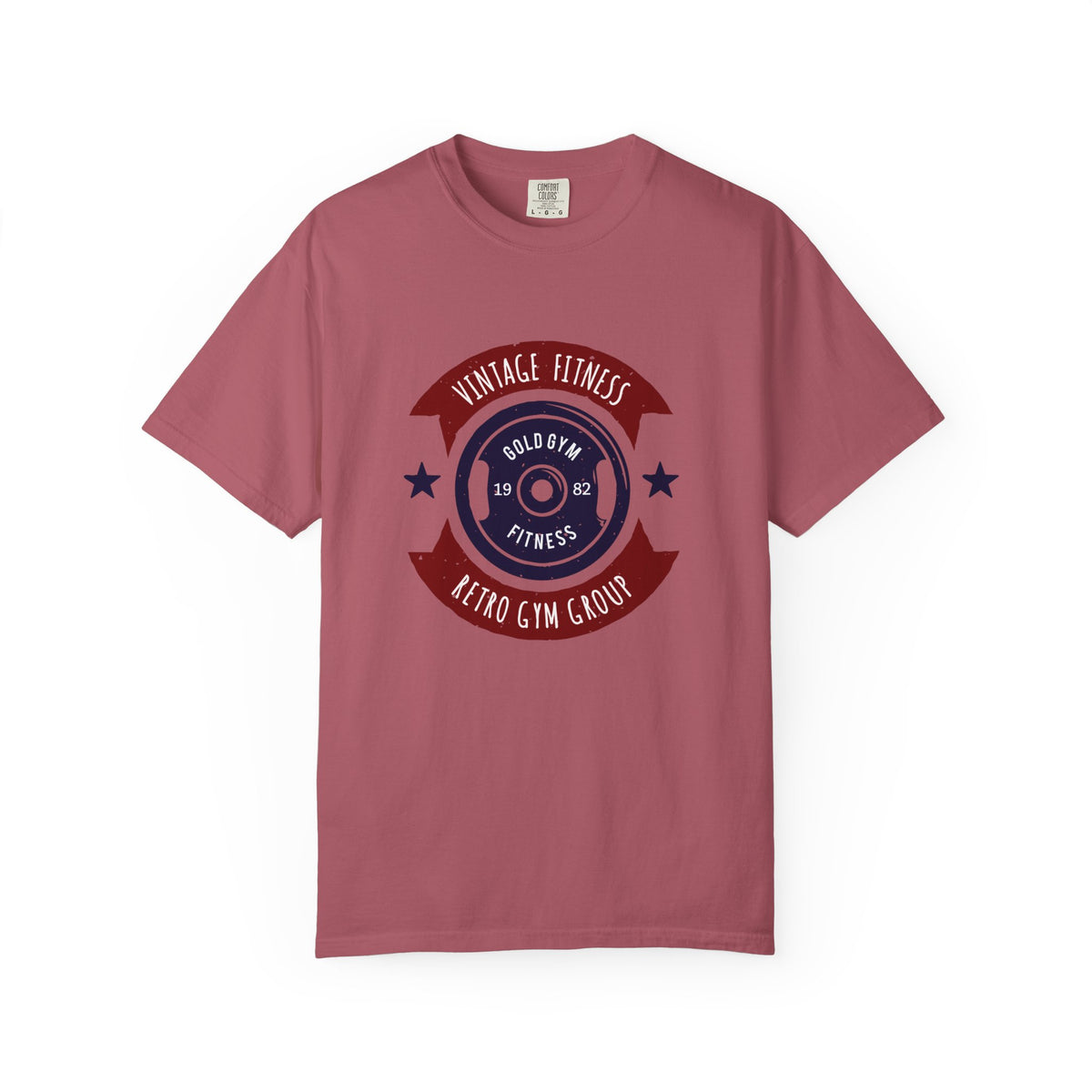 Vintage Fitness Retro Gym Group 1982 Gold Gym T-Shirt