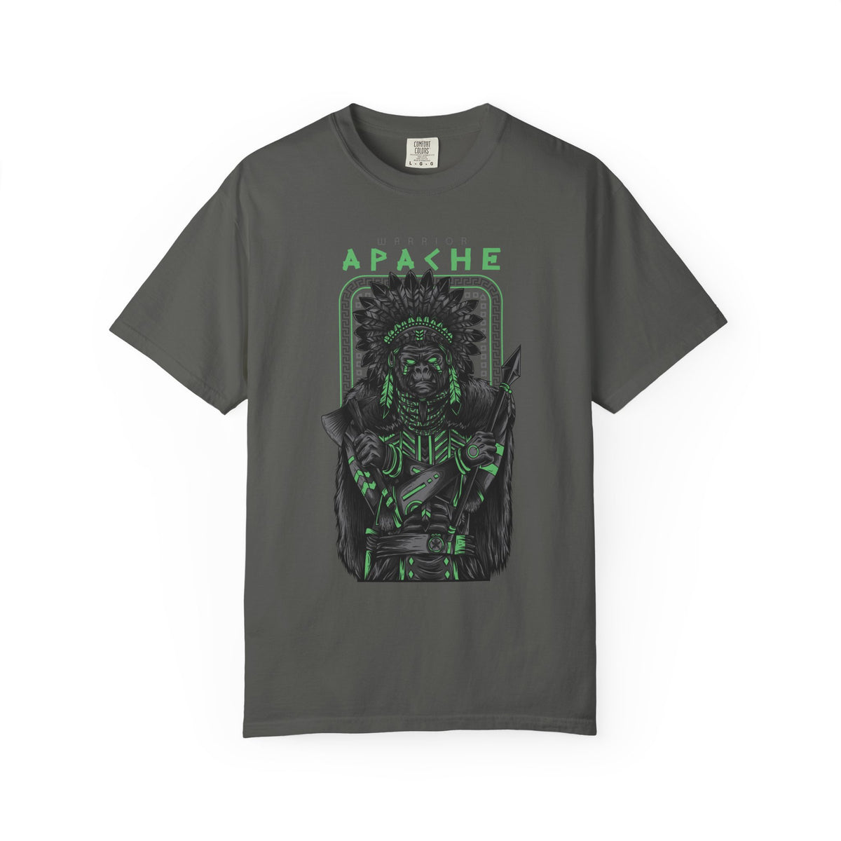 Warrior Apache Unique Graphic Illustration T-Shirt