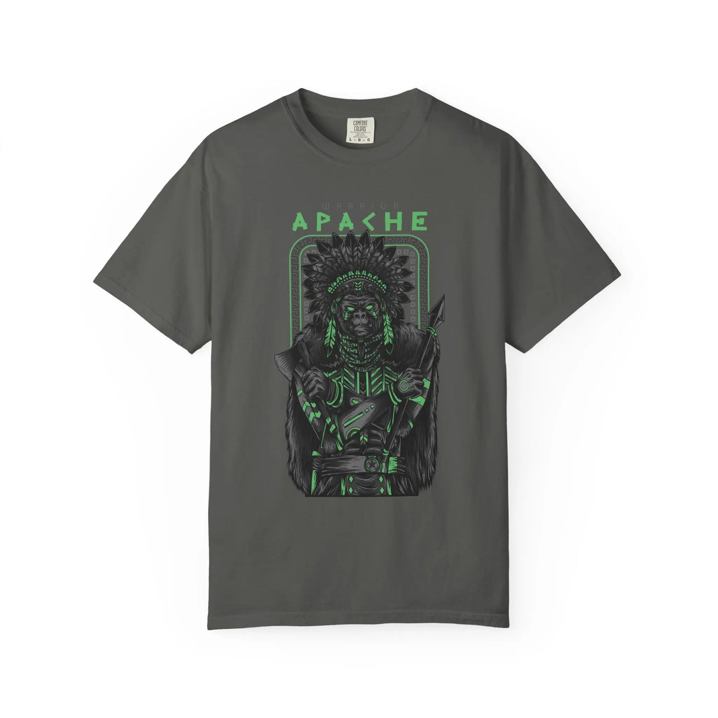 Warrior Apache Unique Graphic Illustration T-Shirt - Sinful Threads