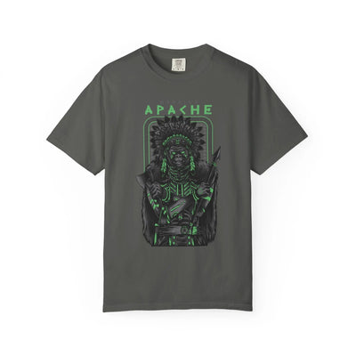 Warrior Apache Unique Graphic Illustration T-Shirt - Sinful Threads