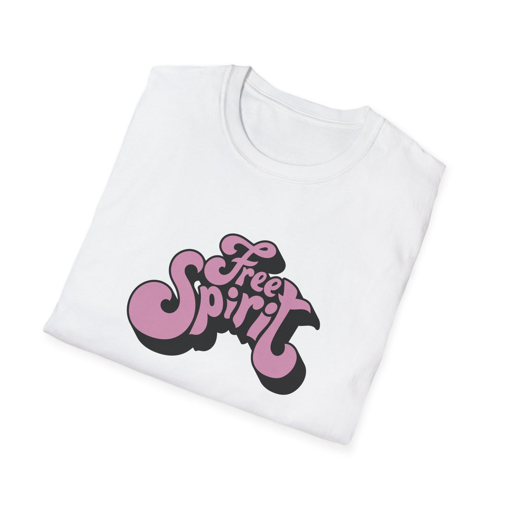 Free Spirit Groovy Graphic Tee - Retro Boho Lifestyle - Sinful Threads
