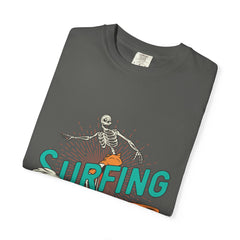 Surfing Skeleton Shirt - Funny Skeleton Tee - Retro Surf Gift