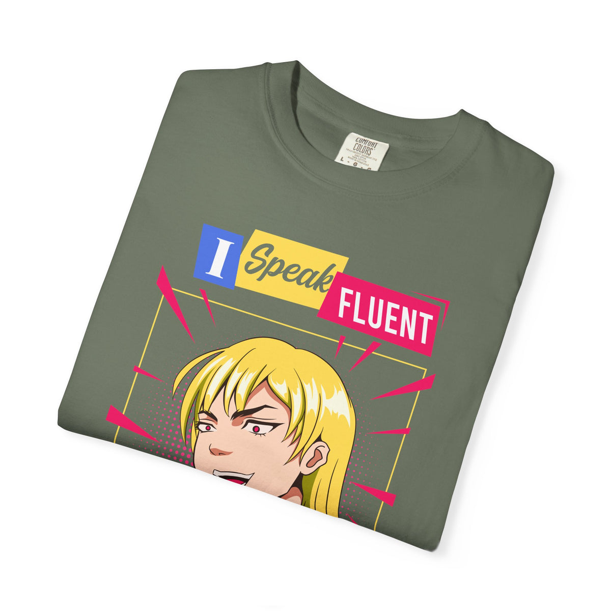 Anime Fluent Shirt – Fluent in Anime Tee Funny Otaku Manga Girl