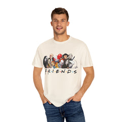 Horror Friends Parody Tee - 80s Villain Mashup Gift Shirt
