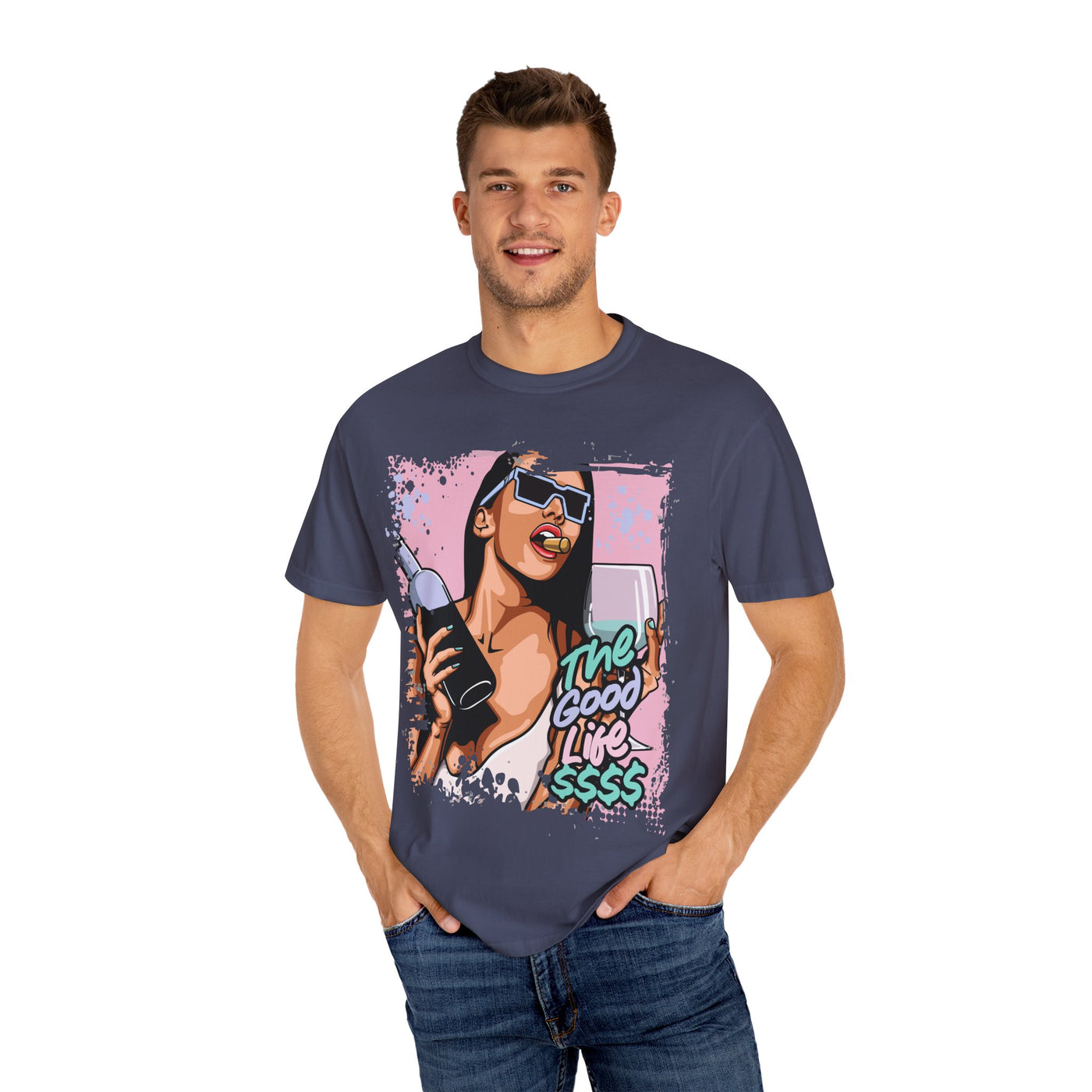 Wine Lover Shirt – Good Life Tee for Daily Comfort & Style - Sinful Threads