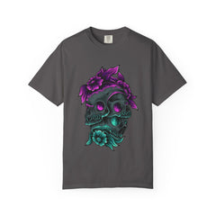 Floral Skull Gothic Tee Dark Art Alternative Fashion