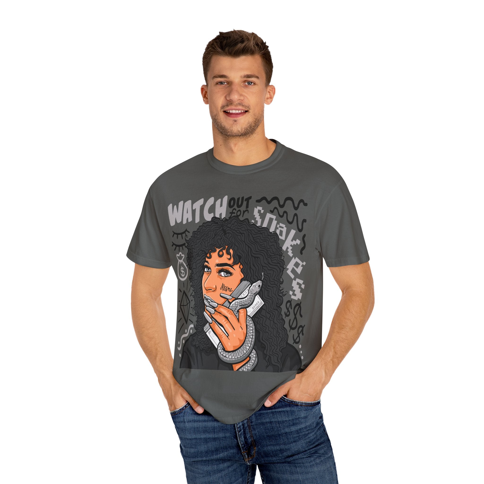 Watch Out Snakes Boss Woman Money Shirt - Sinful Threads