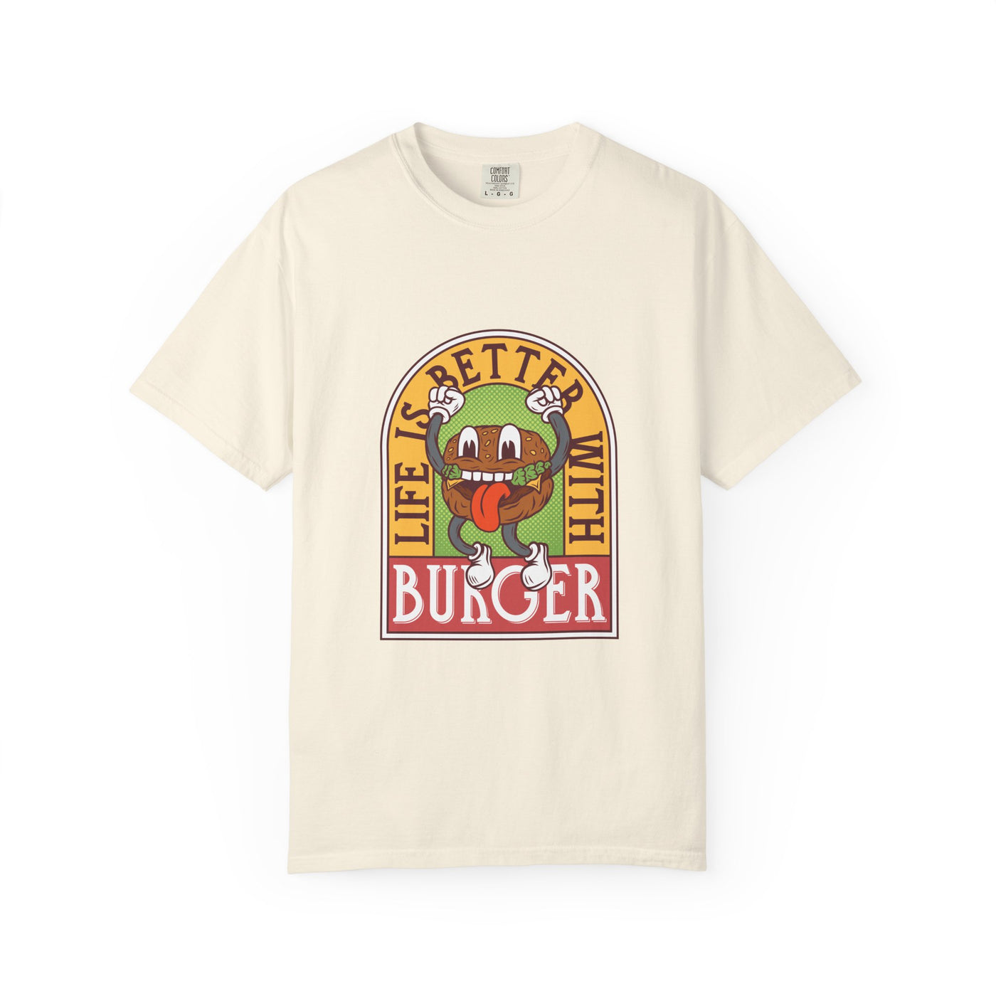 Cute Burger Shirt - Life Is Better Tee - Funny Foodie Gift - Sinful Threads