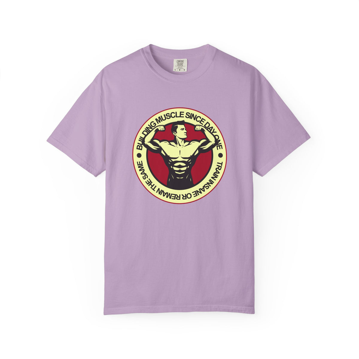 Building Muscle Since Day One Fitness Artwork T-Shirt