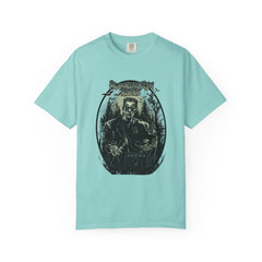 Frankenstein Rocks Halloween Graphic Novelty Design T-Shirt