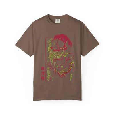 Skull Graphic Tee - Japanese Art Edgy Statement Shirt - Sinful Threads