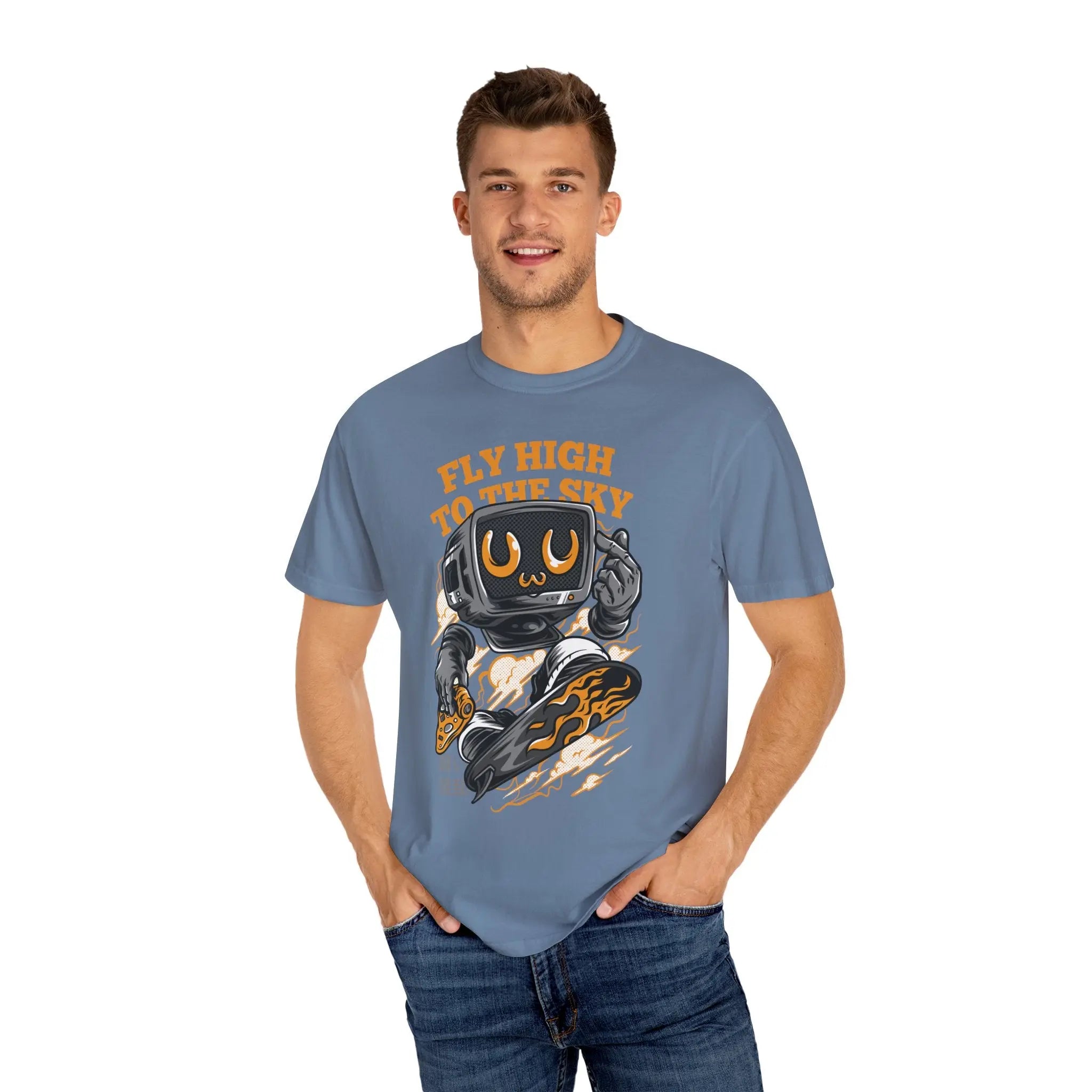Fly High To The Sky Retro TV Character T-Shirt - Sinful Threads