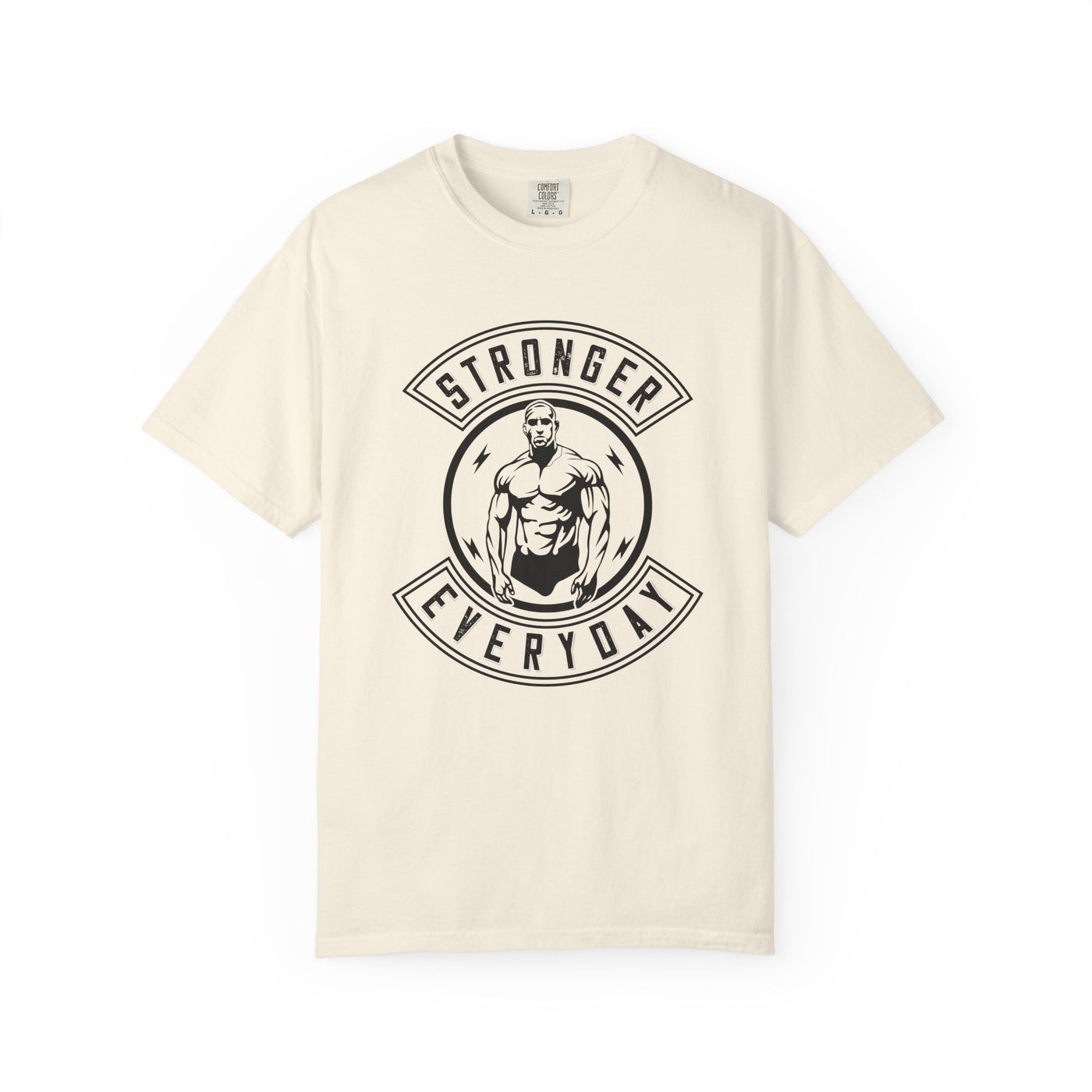Stronger Everyday Fitness Motivation Graphic T-Shirt - Sinful Threads