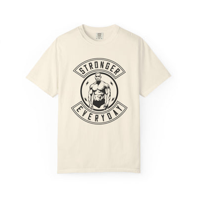 Stronger Everyday Fitness Motivation Graphic T-Shirt - Sinful Threads