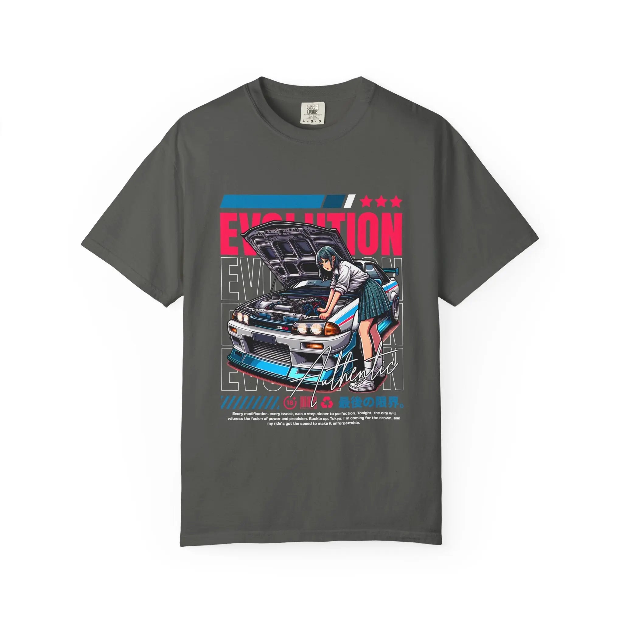 R32 Skyline Tee - JDM Drift Culture Anime Girl Art - Sinful Threads