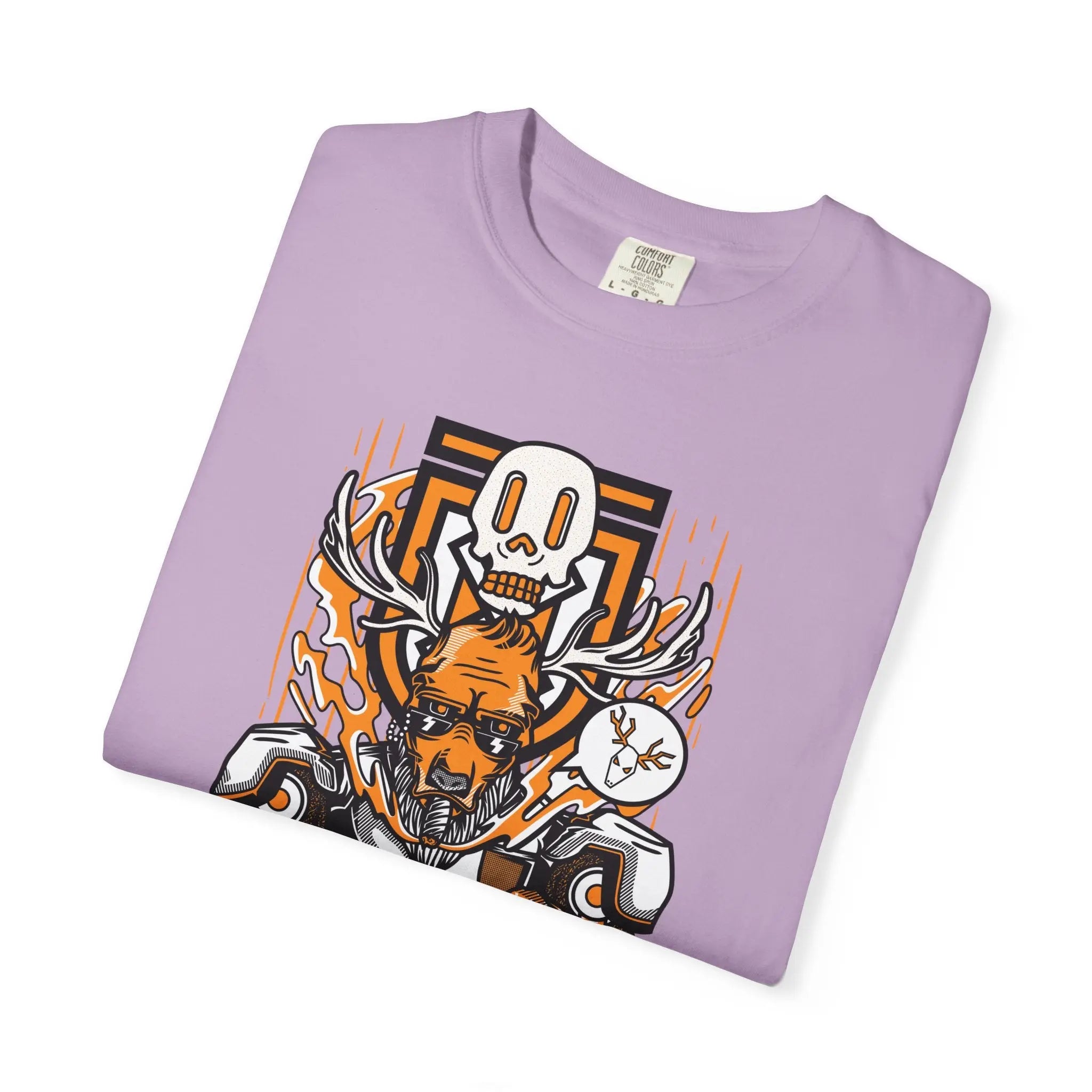 Streetwear Hipster Deer Graphic Design Illustration T-Shirt - Sinful Threads