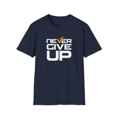 Never Give Up Motivational Graphic Tee - Inspiring Persistence