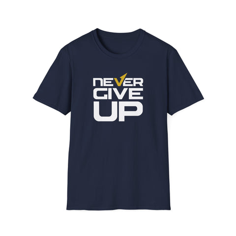 Never Give Up Motivational Graphic Tee - Inspiring Persistence