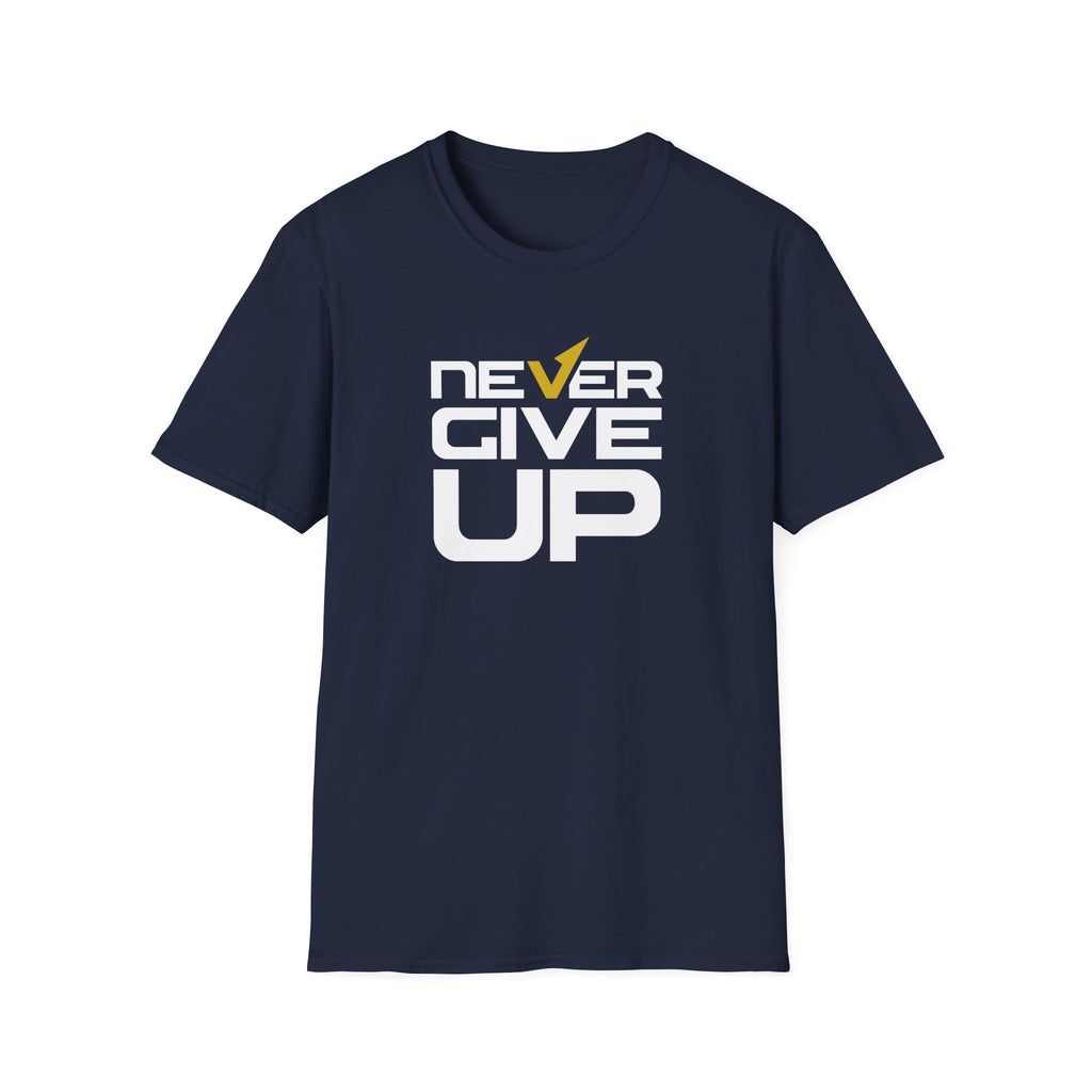 Never Give Up Motivational Graphic Tee - Inspiring Persistence - Sinful Threads