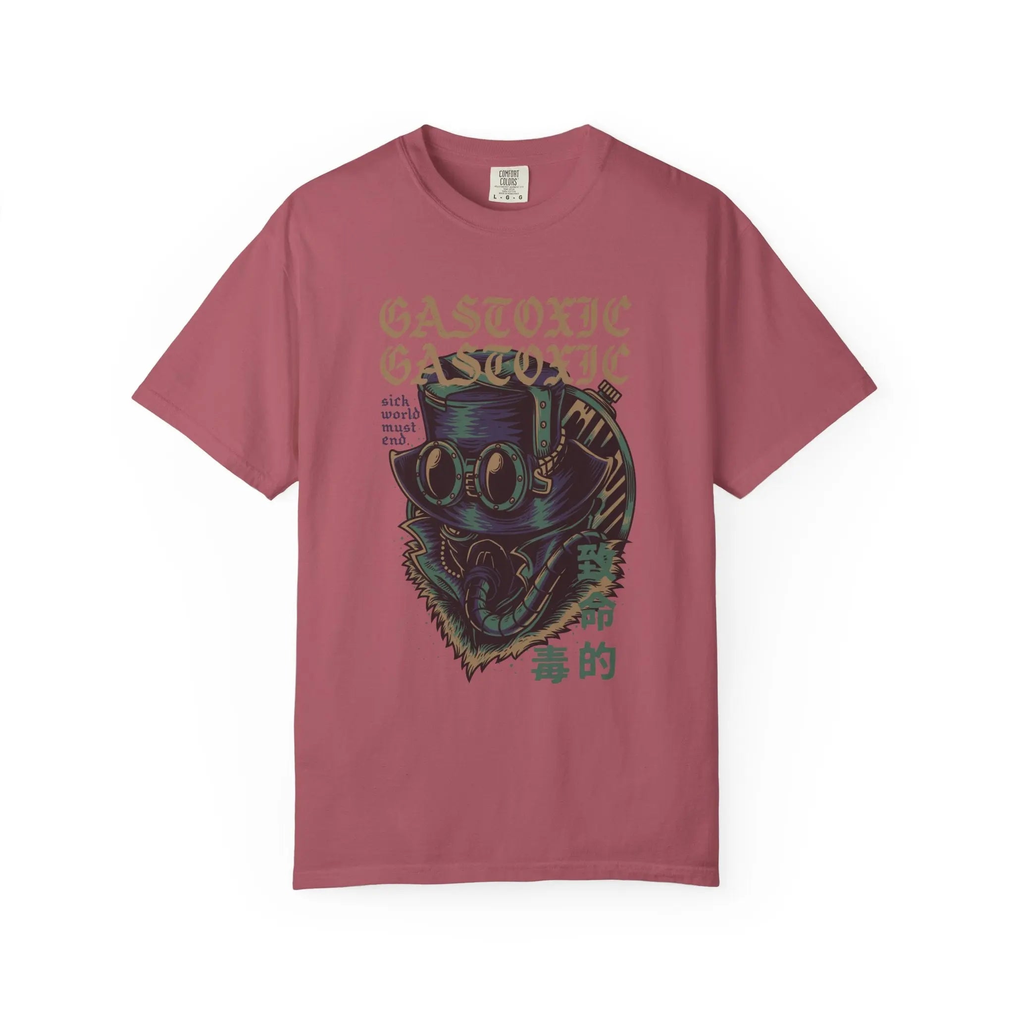 Gastoxic Steam Punk Character Design Graphic Printed T-Shirt - Sinful Threads