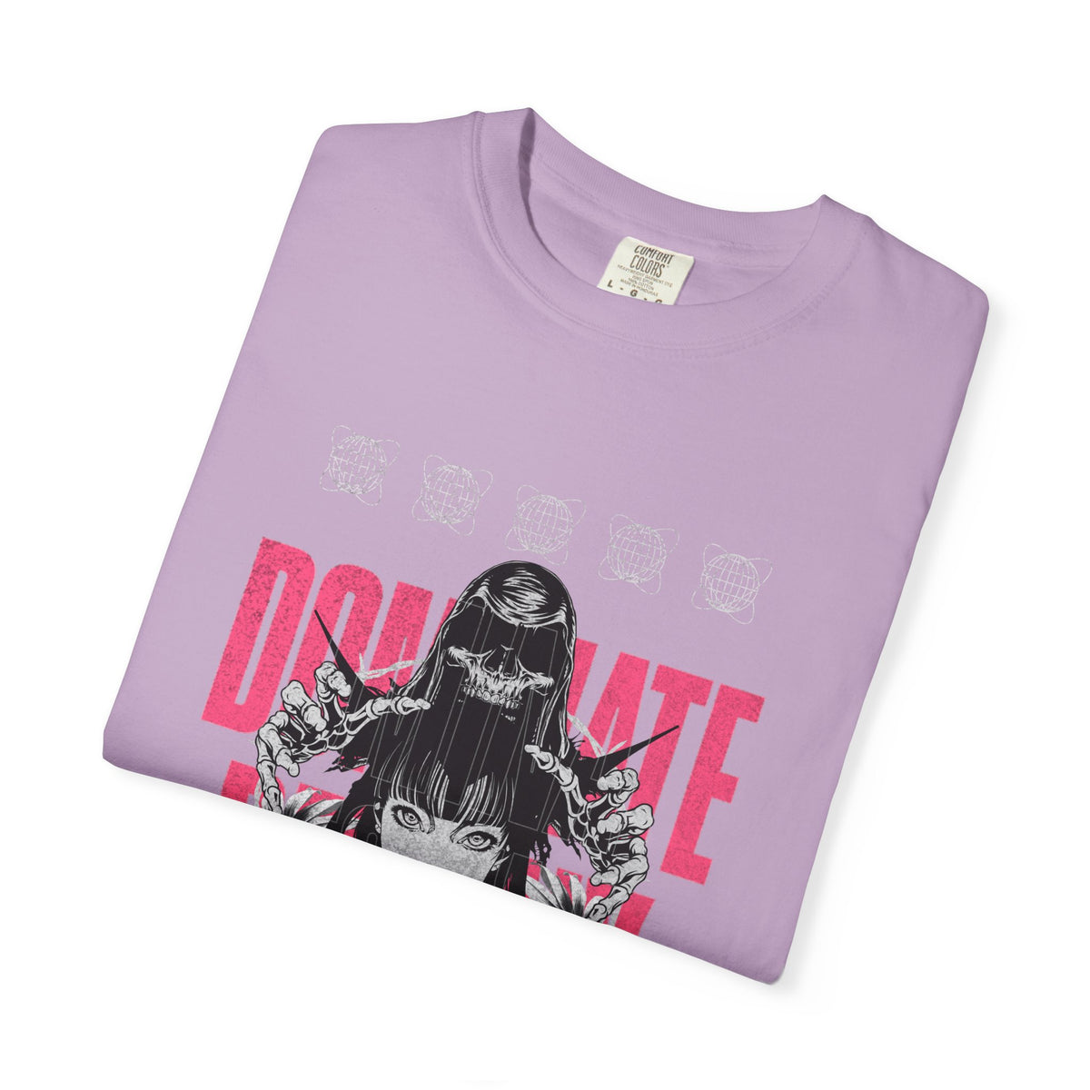 Gothic Skull Tee - Fearless Dark Anime Aesthetic Girl