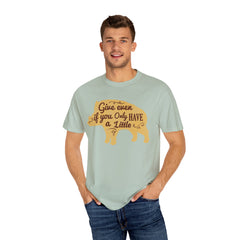 Give Even if You Only Have a Little Boar Silhouette T-Shirt - Sinful Threads