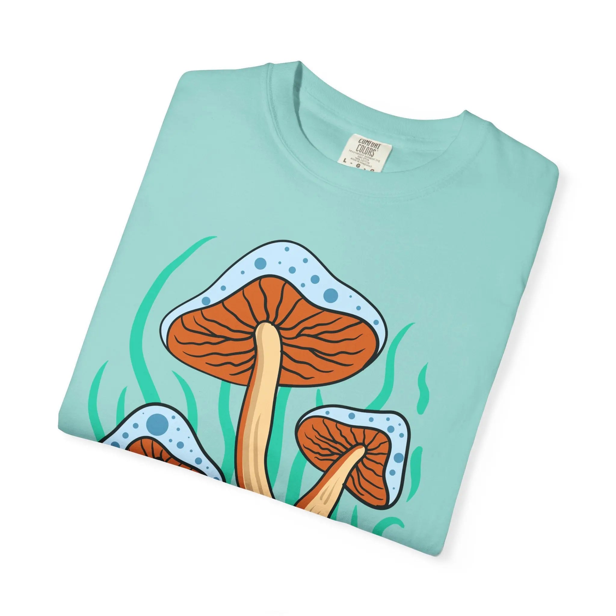 Groovy Mushroom Tee - Funky Forest Magic Fungi - Sinful Threads